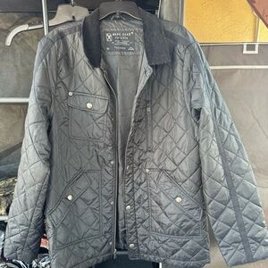 Marc Ecko Cut & Sew Quilted Black Mens Jacket Sz. XLarge